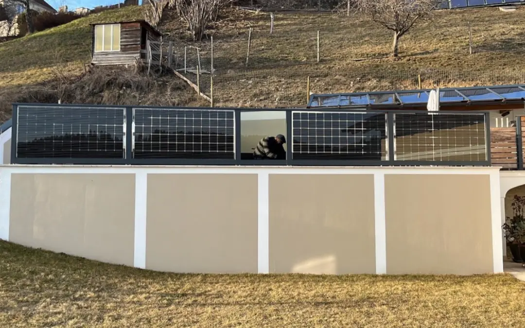 PV-Geländer & PV-Überdachung & PV-Dachanlage