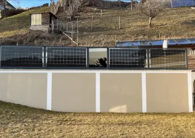 PV-Geländer & PV-Überdachung & PV-Dachanlage
