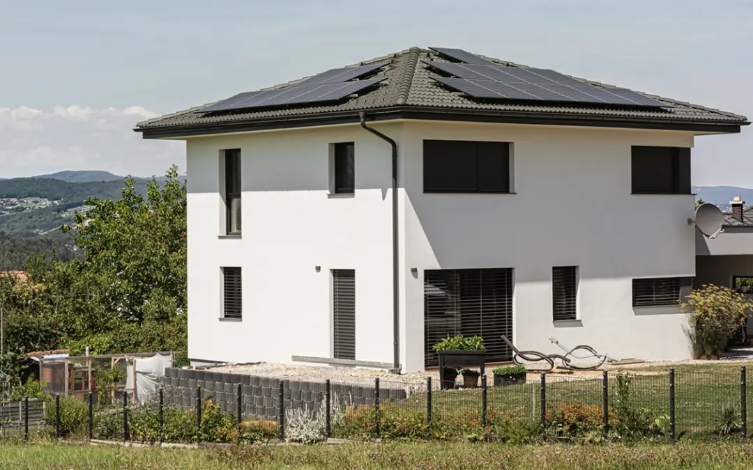 Neubau mit Photovoltaikanlage