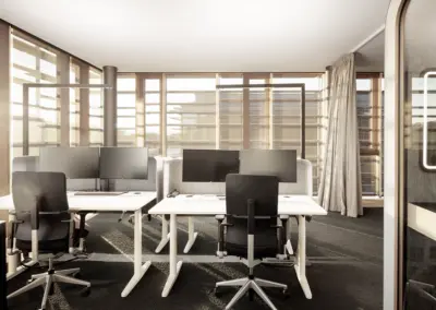 Tribünen der Trabrennbahn